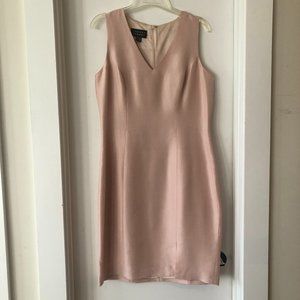 Pink 100% Silk Dress